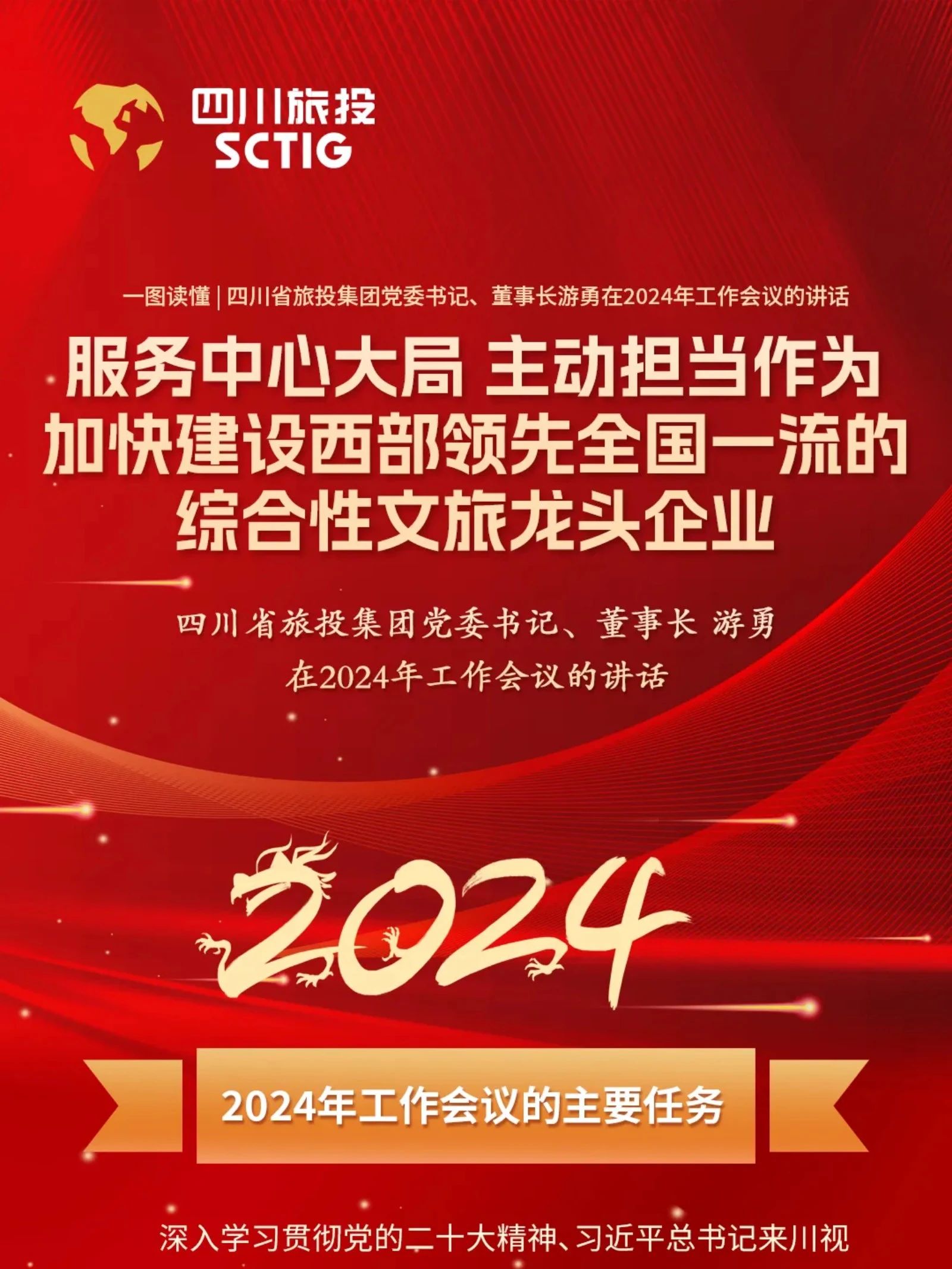 四川省k8凯发集团党委书记、董事长游勇在2024年工作会议的讲话