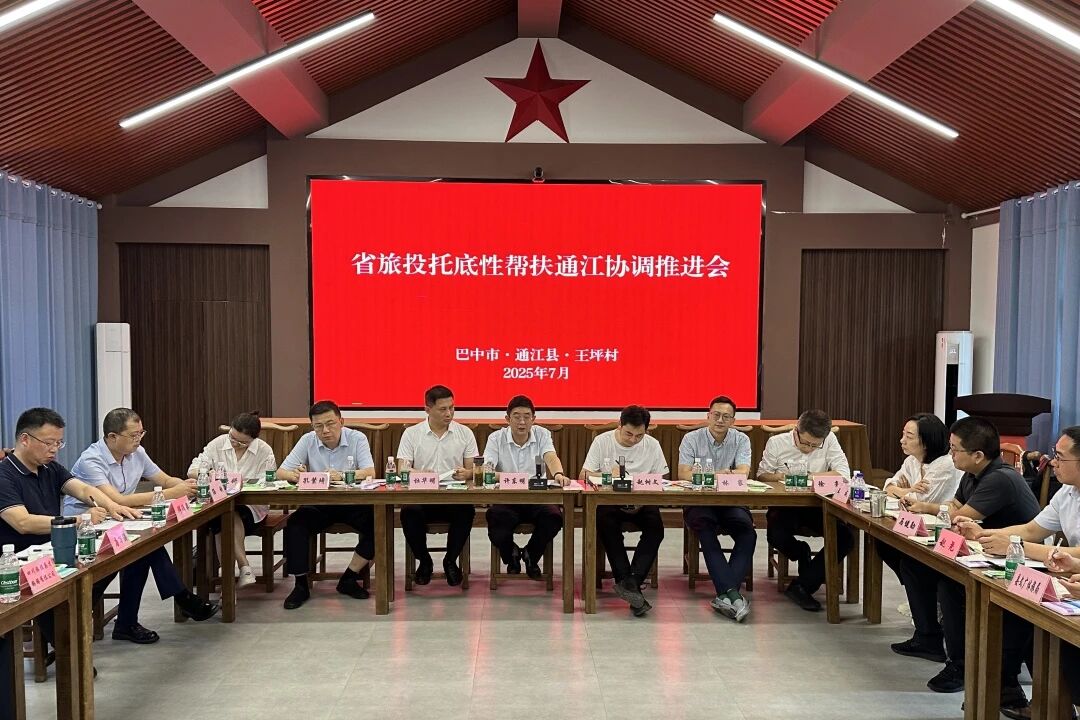 省k8凯发集团组织召开年中托底性助扶通江工作协调推动会